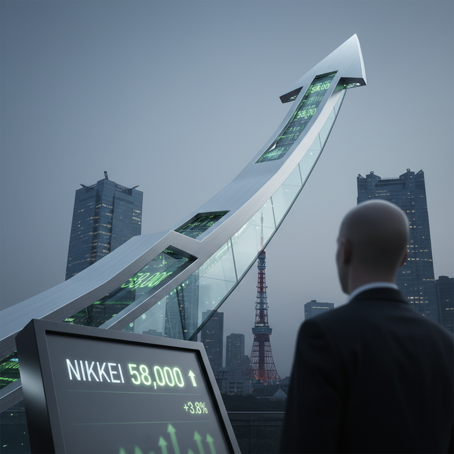 หุ้นญี่ปุ่นร้อนแรง! นิกเกอิทะลุ 58,000 จุด รับกระแส "Takaichi Trade" เมินตัวเลขจ้างงานสหรัฐฯ