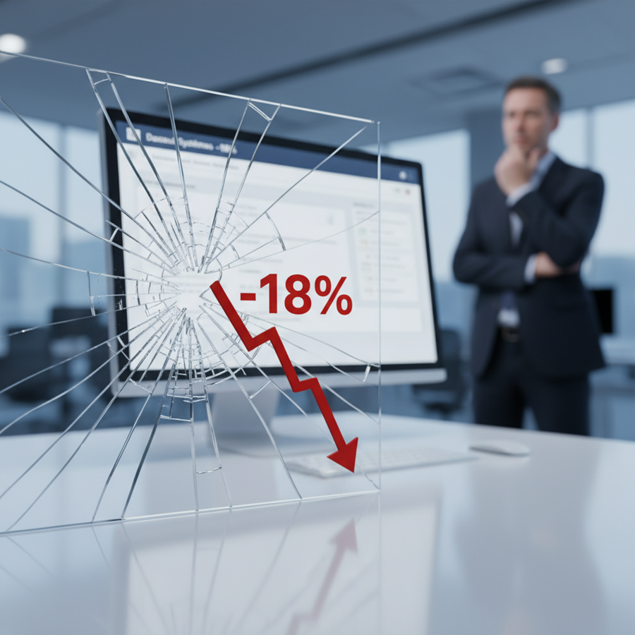 หุ้น Dassault Systèmes ดิ่งนรก 18% ส่อแววทำสถิติลบหนักสุดเป็นประวัติการณ์ เซ่นงบฯ พลาดเป้า-กังวลวิกฤต SaaS