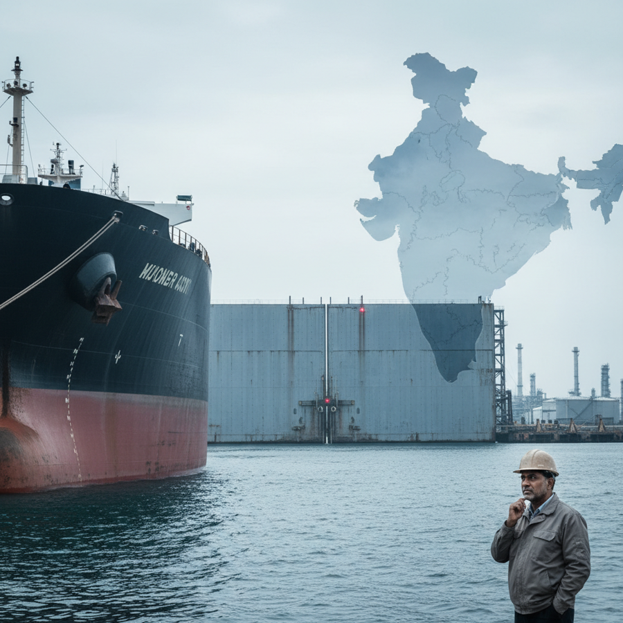 วิกฤตพลังงานอินเดียส่อเค้ารุนแรง หลังสหรัฐฯ ปิดช่องแคบฮอร์มุซ-ยุติผ่อนผันซื้อน้ำมันรัสเซีย