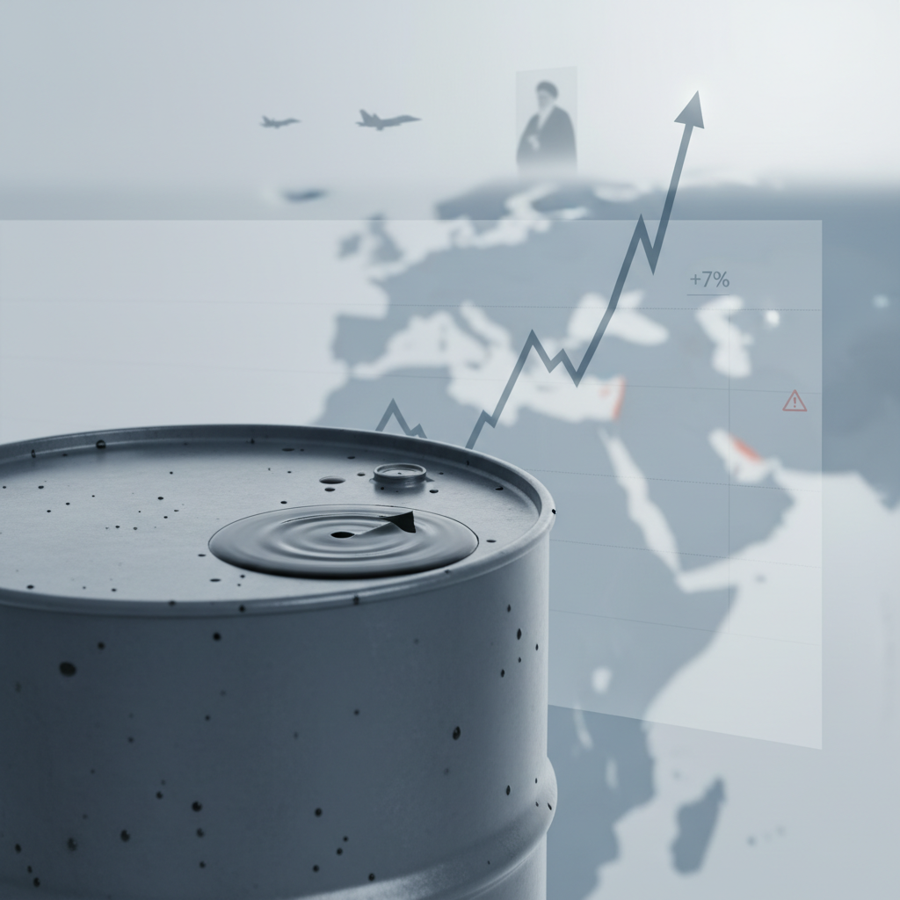 ด่วน! ราคาน้ำมันพุ่ง 7% หลังสหรัฐฯ-อิสราเอลถล่มอิหร่าน 'คาเมเนอี' เสียชีวิต หวั่นวิกฤตปิดช่องแคบฮอร์มุซ